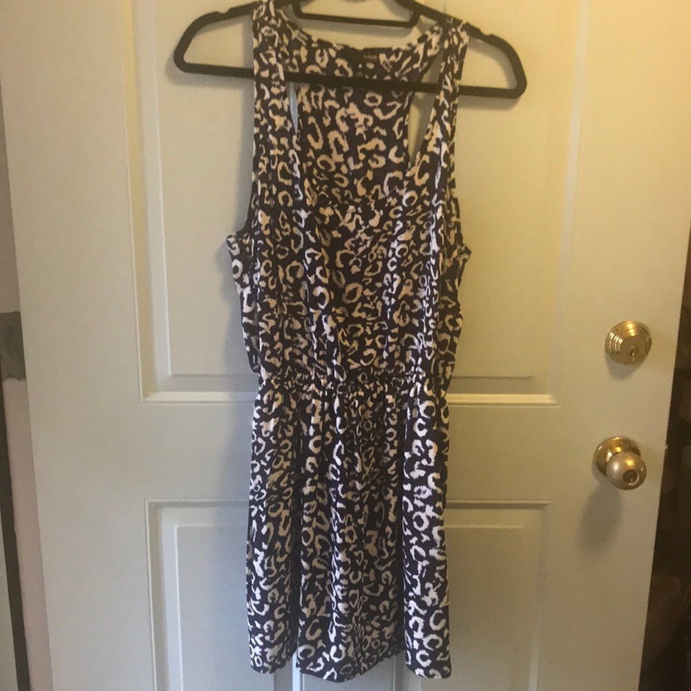 Aqua racerback dress